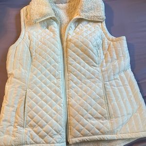 Vest - Denim & Co. zip front fleece lined Vest